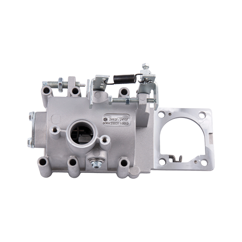 Pompă de injecție de combustibil pentru motor diesel cu două cilindri de tip V 2V95F, inclusiv mecanism de reglare a vitezei, corp tachetă cu role, îmbinare de evacuare a uleiului M12x1,5, potrivită pentru motoarele cu două cilindri de tip V 2V92F/2V95F răcite cu aer